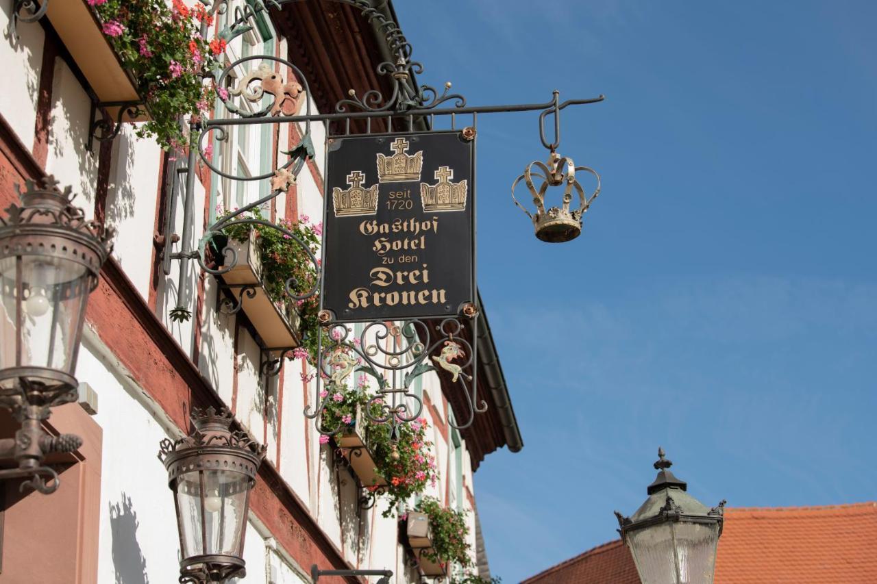 Hotel Zu Den Drei Kronen Seligenstadt Exteriér fotografie