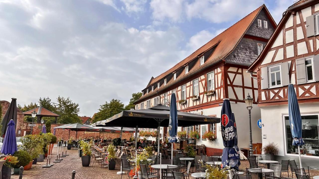 Hotel Zu Den Drei Kronen Seligenstadt Exteriér fotografie