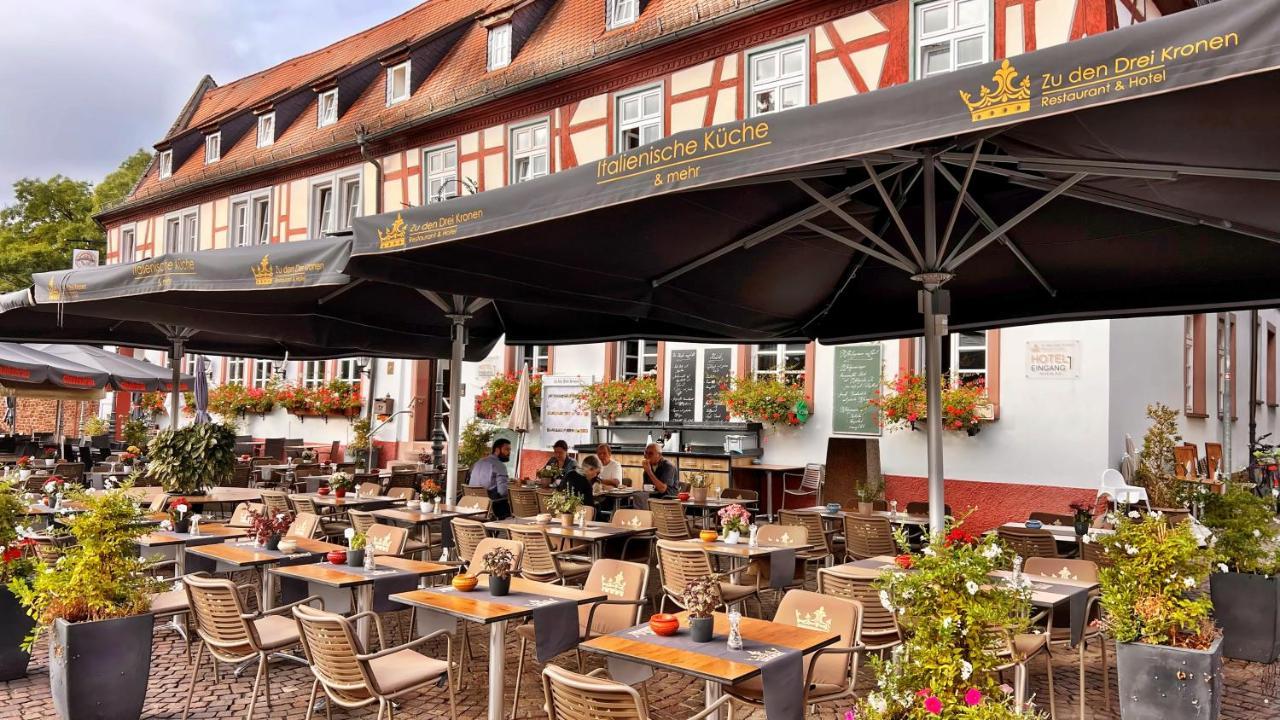 Hotel Zu Den Drei Kronen Seligenstadt Exteriér fotografie